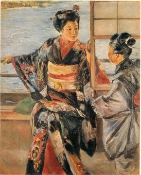 黒田清輝 舞妓少女 1893 日本人 アジア人 Oil Paintings